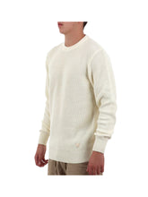 GUESS 1 USCITA Guess Maglia Herbie Cn Ribbed Was Uomo - Avorio Crema